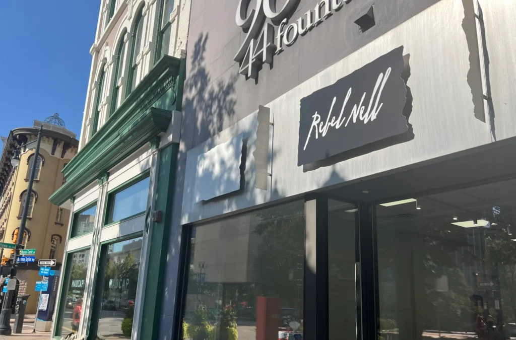 The exterior of Rebel Nell in Grand Rapids, Michigan